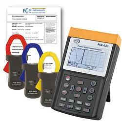 HVAC-Messgerät PCE-830-2-ICA inkl. ISO-Kalibrierzertifikat