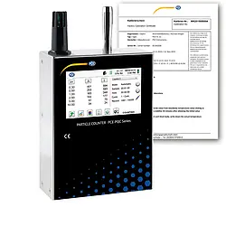Dust Monitor PCE-PQC 32EU incl. Calibration certificate